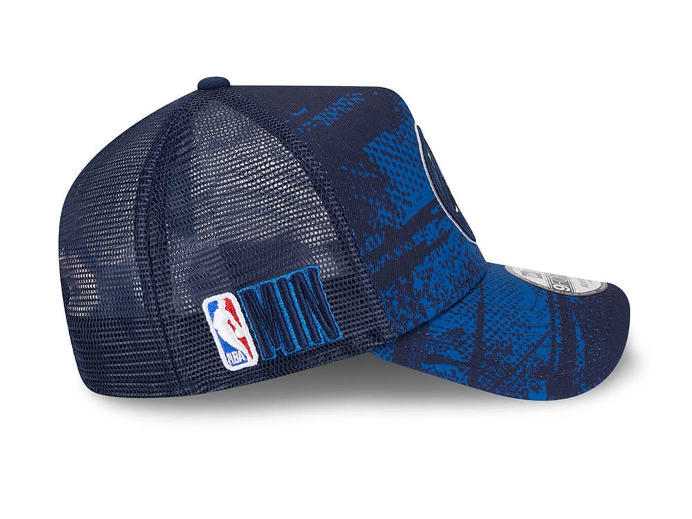 New Era Minnesota Timberwolves NBA Tip Off 2024 Trucker 9Forty A Frame Snapback Casquette
