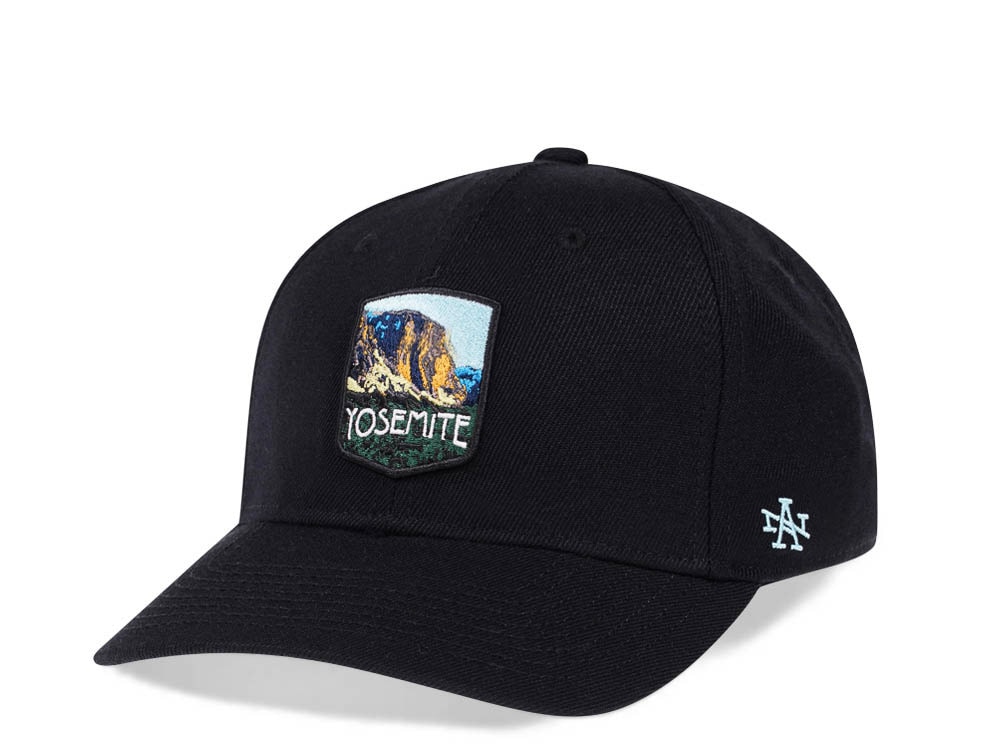 American Needle Yosemite National Park Black Snapback Casquette
