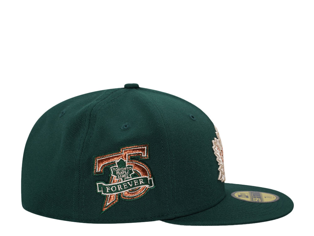 New Era Toronto Maple Leafs 75th Anniversary Green Copper Edition 59Fifty Fitted Casquette
