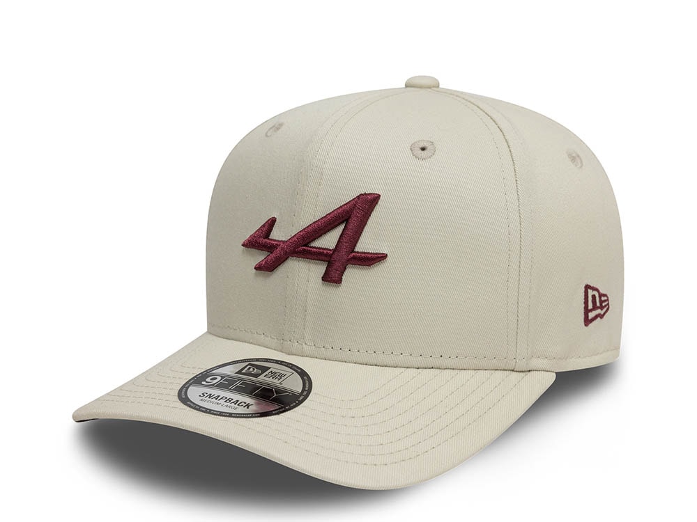 New Era Alpine Racing Seasonal Cream 9Fifty Original Fit Snapback Casquette