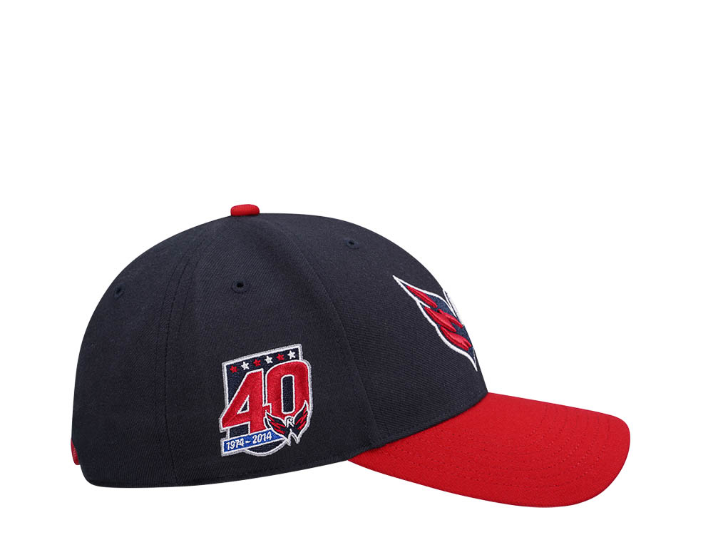 47Brand Washington Capitals Vintage Navy Sure Shot Snapback Casquette