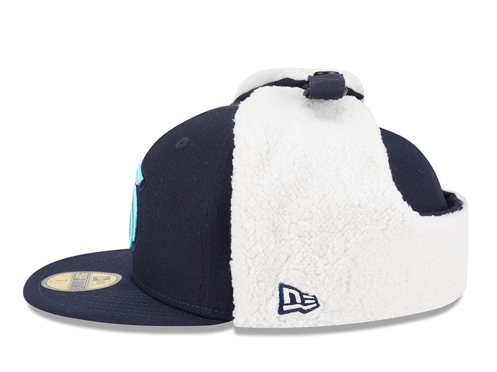 New Era Seattle Kraken Classic Navy 59Fifty Dogear Fitted Casquette