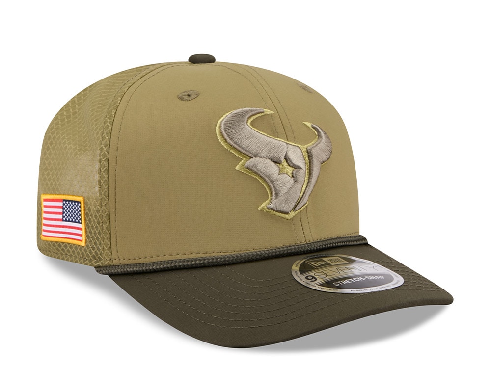 New Era Houston Texans Salute To Service 2025 9Seventy Snapback Casquette