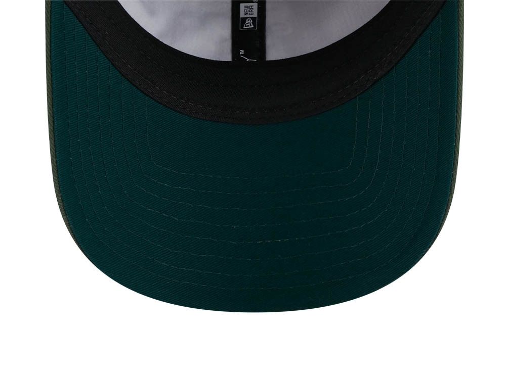 New Era Oakland Athletics Team Script Green 9Twenty Strapback Casquette