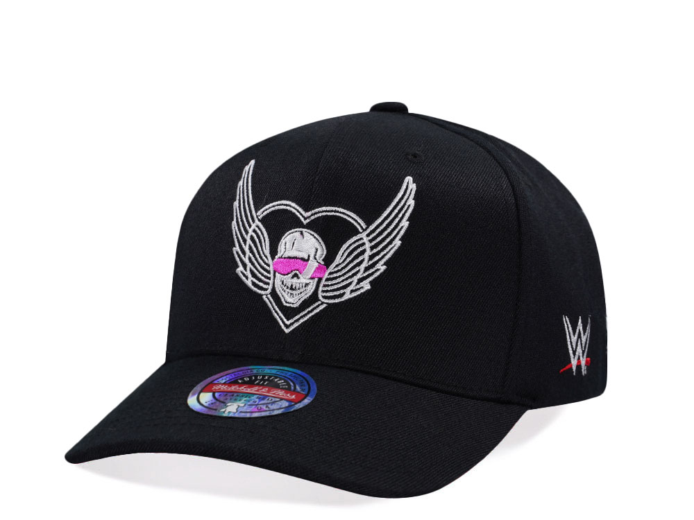 Mitchell & Ness Wrestlemania WWE Bret Hitman Hart Classic Red Stretch Snapback Casquette