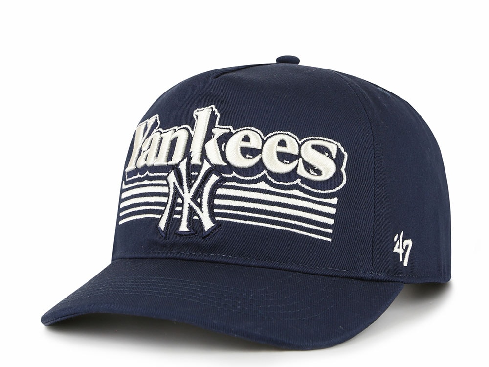 47 Brand New York Yankees Script Fade Navy Hitch Snapback Casquette