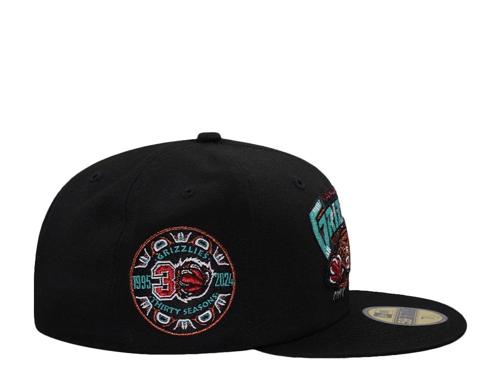 New Era Memphis Grizzlies 30 Season Black Prime Edition 59Fifty Fitted Casquette