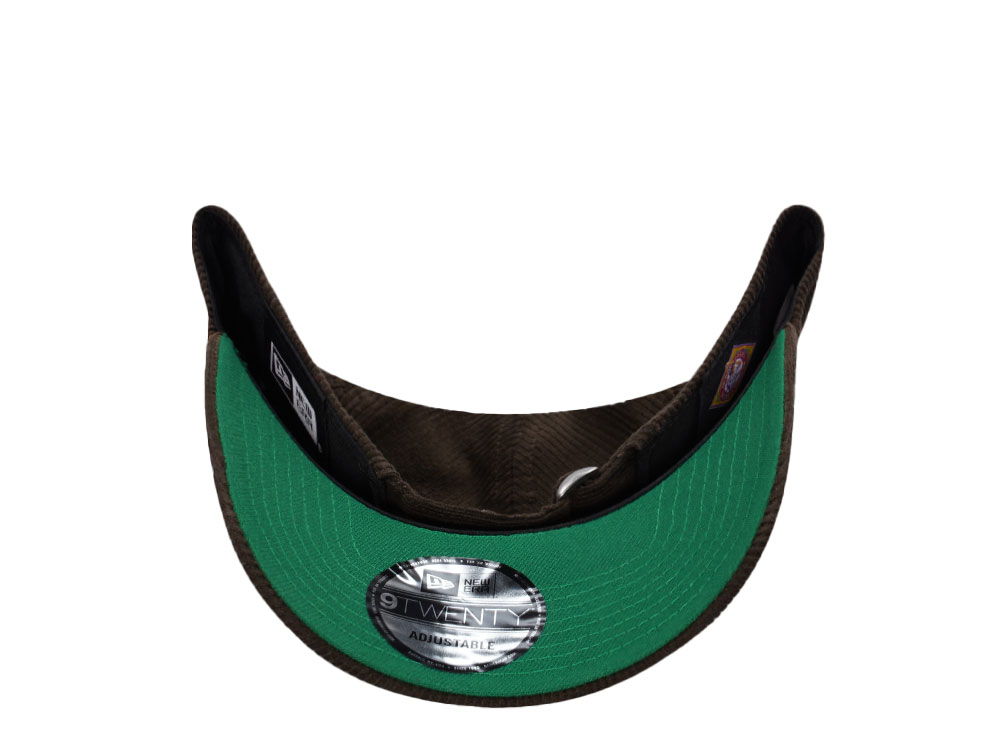 New Era Baltimore Black Sox Corduroy Brown Prime Edition 9Twenty Adjustable Casquette
