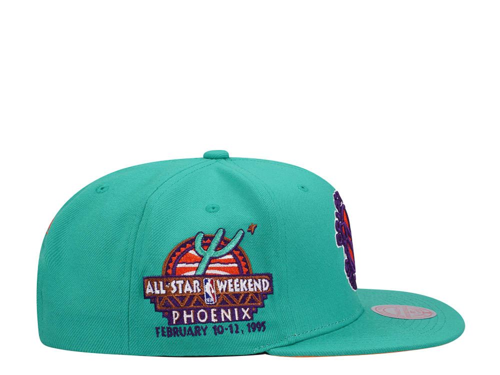 Mitchell & Ness Golden State Warriors Desert Green Hardwood Classic All Star Weekend Snapback Casquette