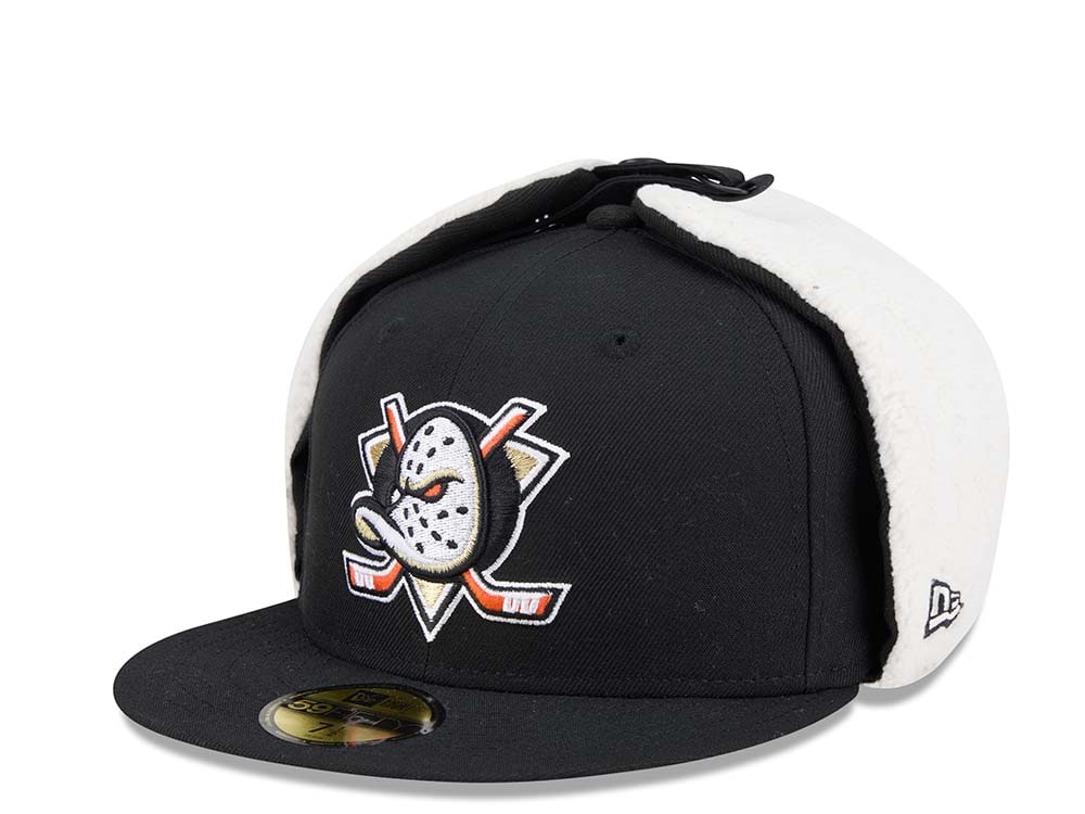 New Era Anaheim Ducks Classic Black 59Fifty Dogear Fitted Casquette