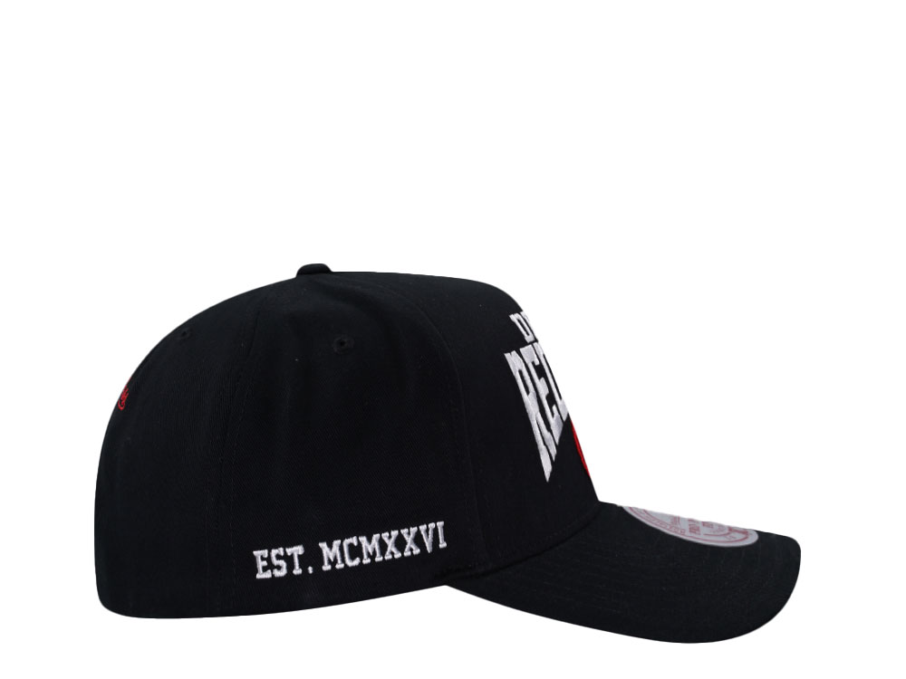 Mitchell & Ness Detroit Red Wings Black Pro Pinch Fit Snapback Casquette