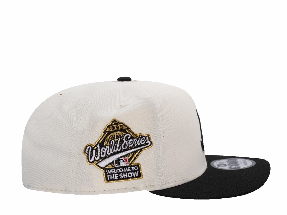 New Era Atlanta Braves World Series 1995 Chrome Two Tone Edition 9Fifty A Frame Snapback Casquette