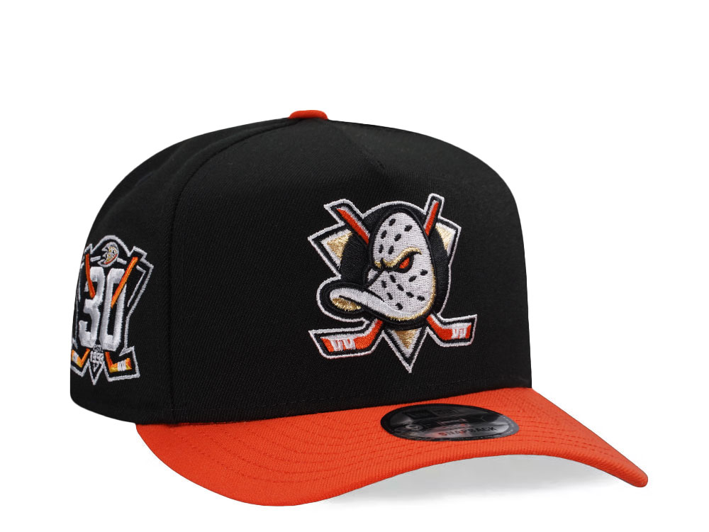 New Era Anaheim Ducks 30th Anniversary Two Tone Original Edition 9Fifty A Frame Snapback Casquette
