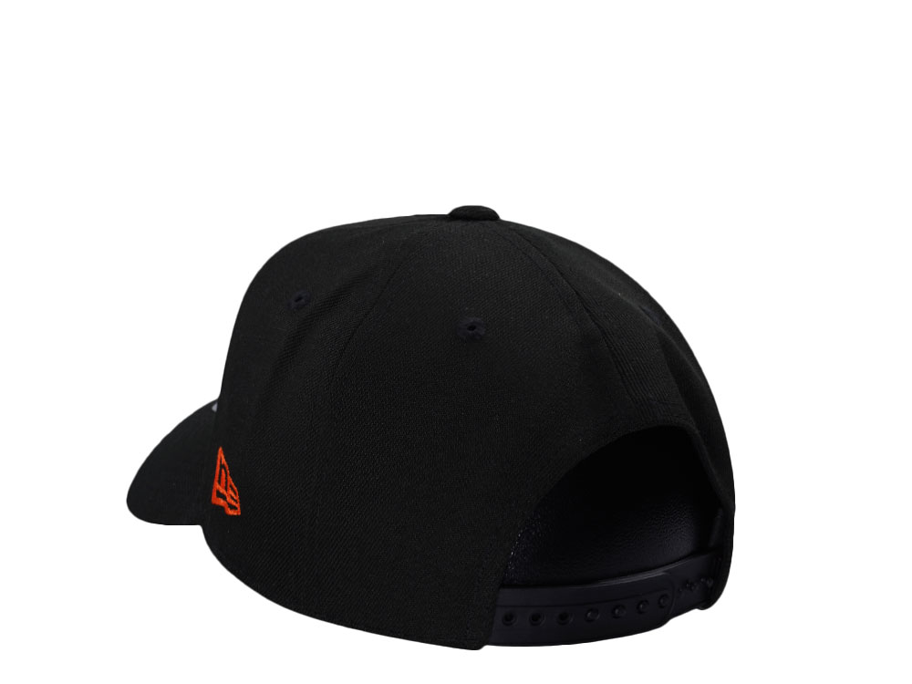 New Era New York Knicks Classic Script Black Prime Edition 9Forty A Frame Snapback Casquette