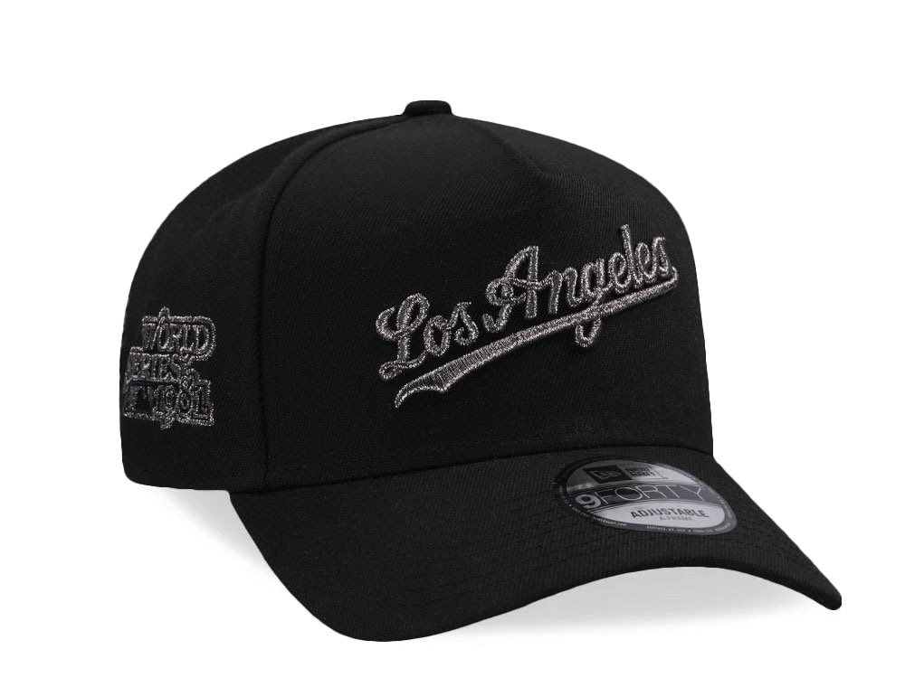 New Era Los Angeles Dodgers World Series 1981 Edition Black 9Forty A Frame Snapback Casquette