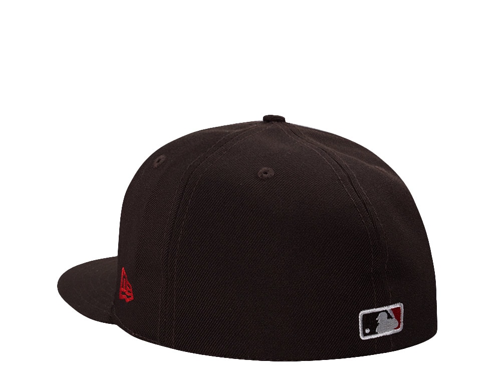 New Era Los Angeles Dodgers Back to Back Champions Burnt Wood Prime Edition 59Fifty Fitted Casquette