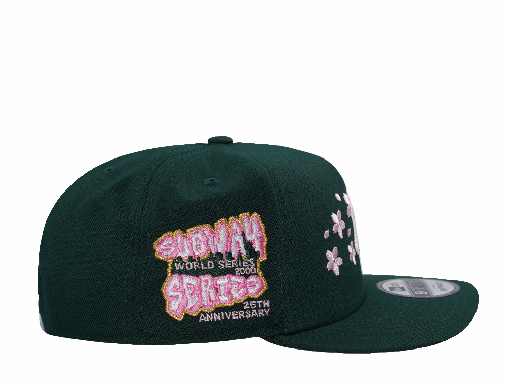 New Era New York Yankees Subway Series Sakura Dark Green Prime Edition 9Fifty A Frame Snapback Casquette