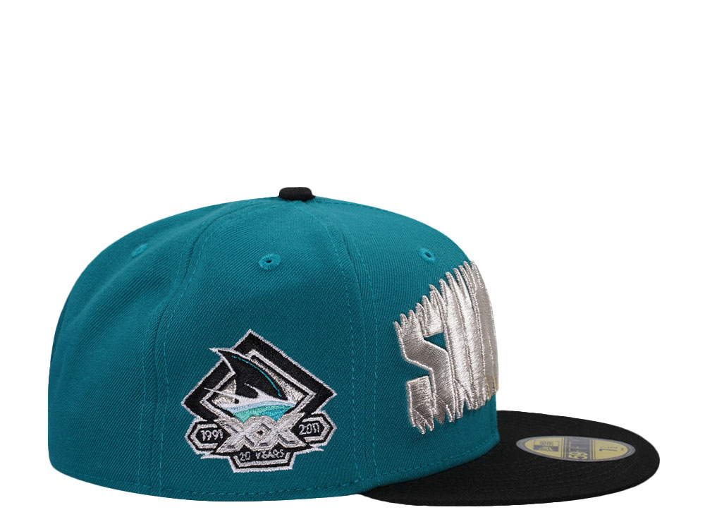 New Era San Jose Sharks 20th Anniversary Two Tone Edition 59Fifty Fitted Casquette