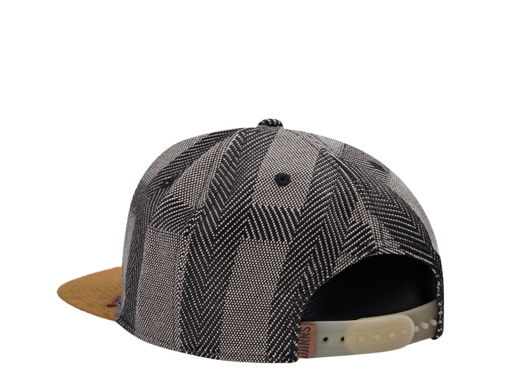 Djinns Hermecheck Gray 6 Panel Snapback Casquette