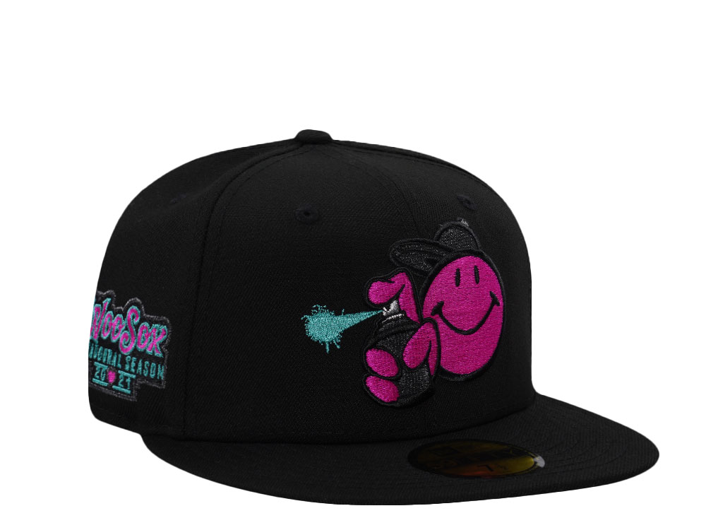 New Era Worcester Red Sox Inaugural Season Black Prime Edition 59Fifty Fitted Casquette