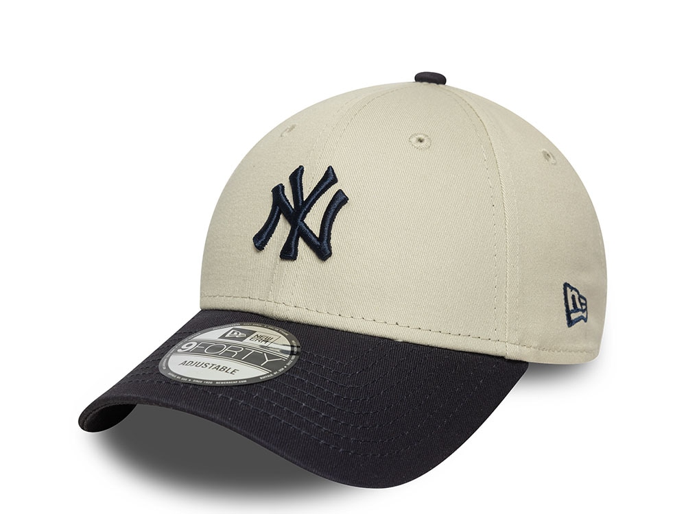 New Era New York Yankees Colour Block 9Forty Strapback Casquette