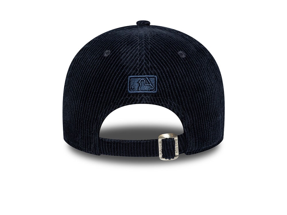 New Era New York Yankees Navy Corduroy 9Forty M Crown Strapback Casquette