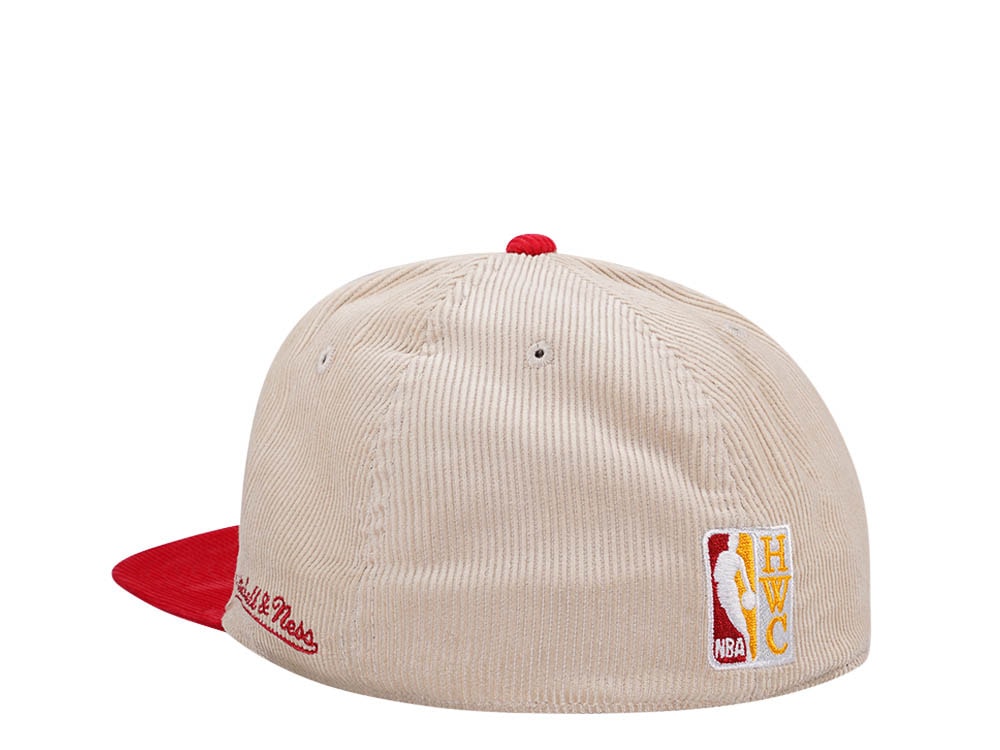 Mitchell & Ness Atlanta Hawks All Star 2003 Two Tone Hardwood Classic Cord Edition Dynasty Fitted Casquette