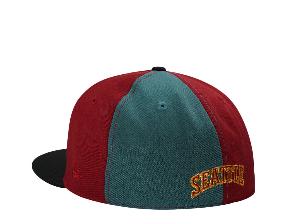 New Era Seattle Super Sonics NBA Western Conference Pinwheel Edition 59Fifty Fitted Casquette