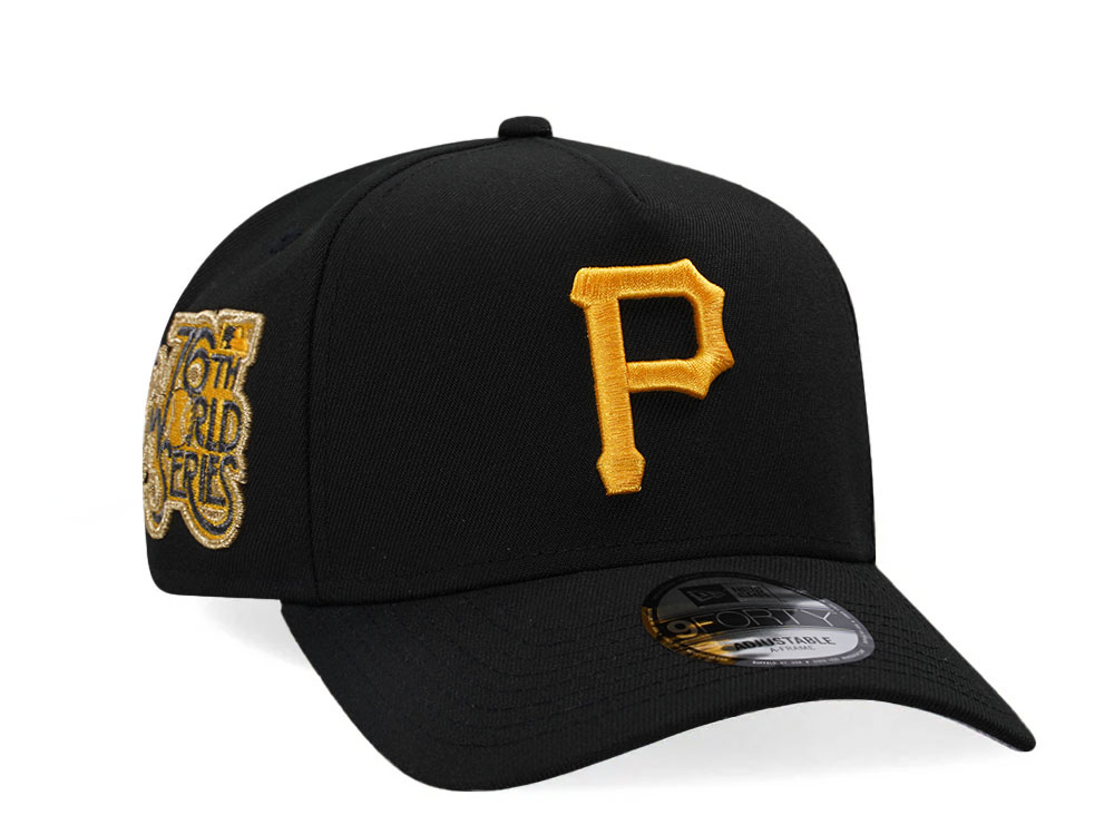 New Era Pittsburgh Pirates World Series 1979 Black Gold 9Forty A Frame Snapback Casquette