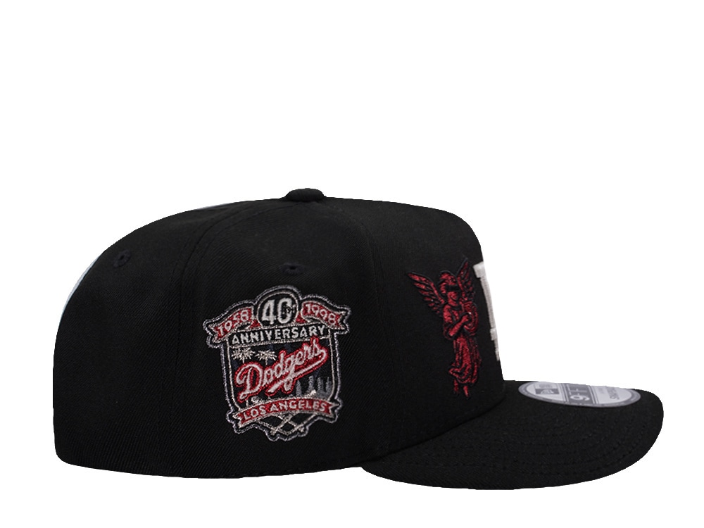 New Era Los Angeles Dodgers 40th Anniversary Angel Black Prime Edition 9Fifty A Frame Snapback Casquette