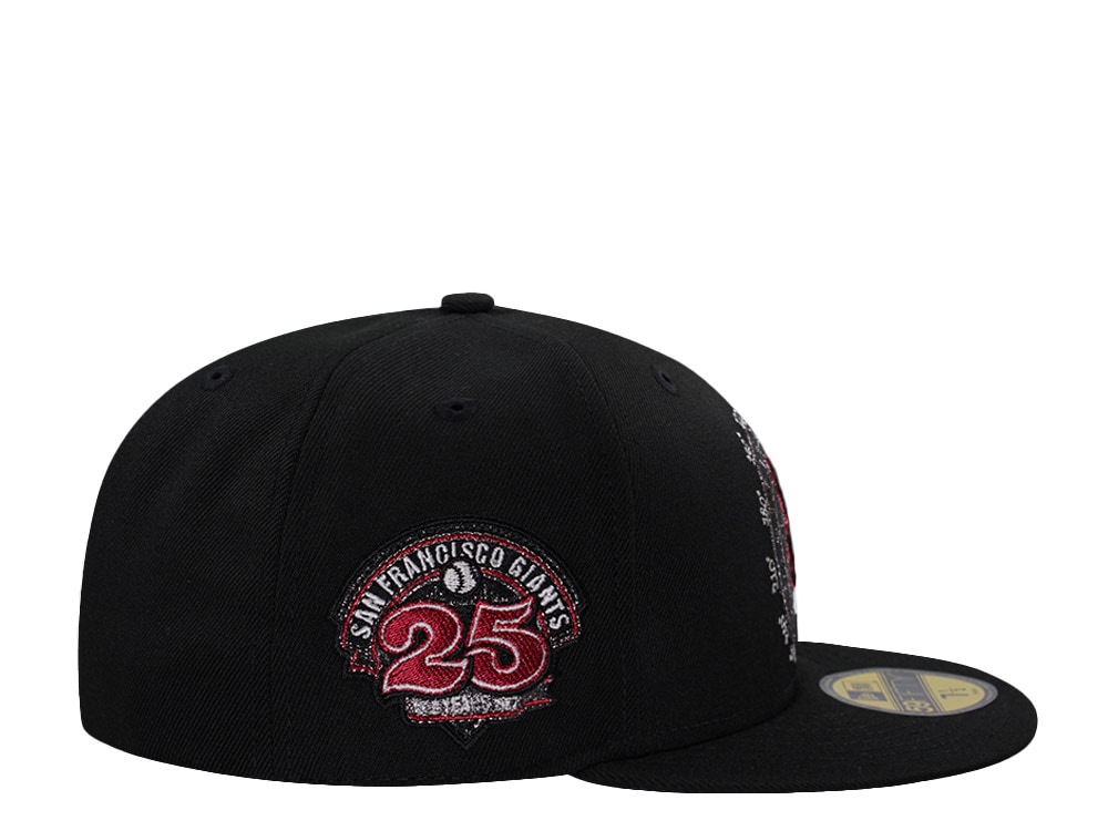 New Era San Francisco Giants 25th Anniversary Black Prime Horror Edition 59Fifty Fitted Casquette