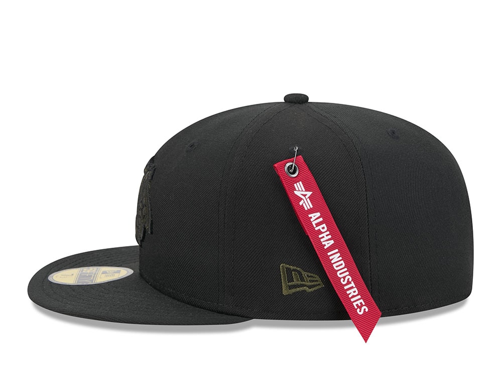 New Era Alpha Industries Chicago Blackhawks Navy Prime Edition 59Fifty Fitted Casquette