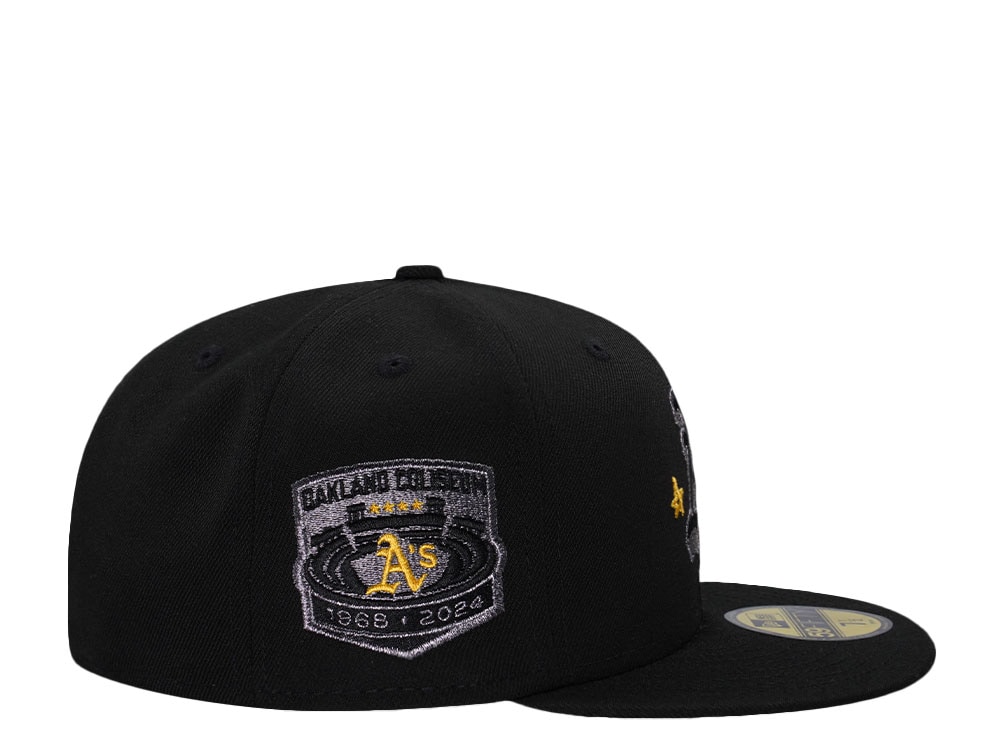 New Era Oakland Athletics Coliseum Stadium Star Black Prime Edition 59Fifty Fitted Casquette
