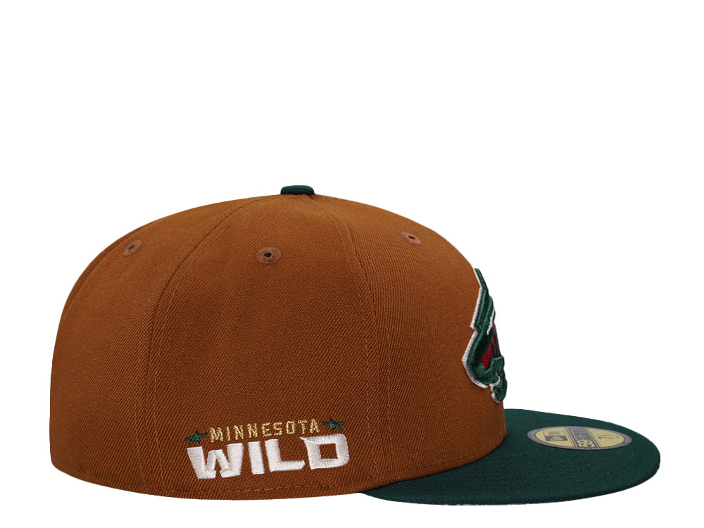 New Era Minnesota Wild Bourbon Two Tone Edition 59Fifty Fitted Casquette