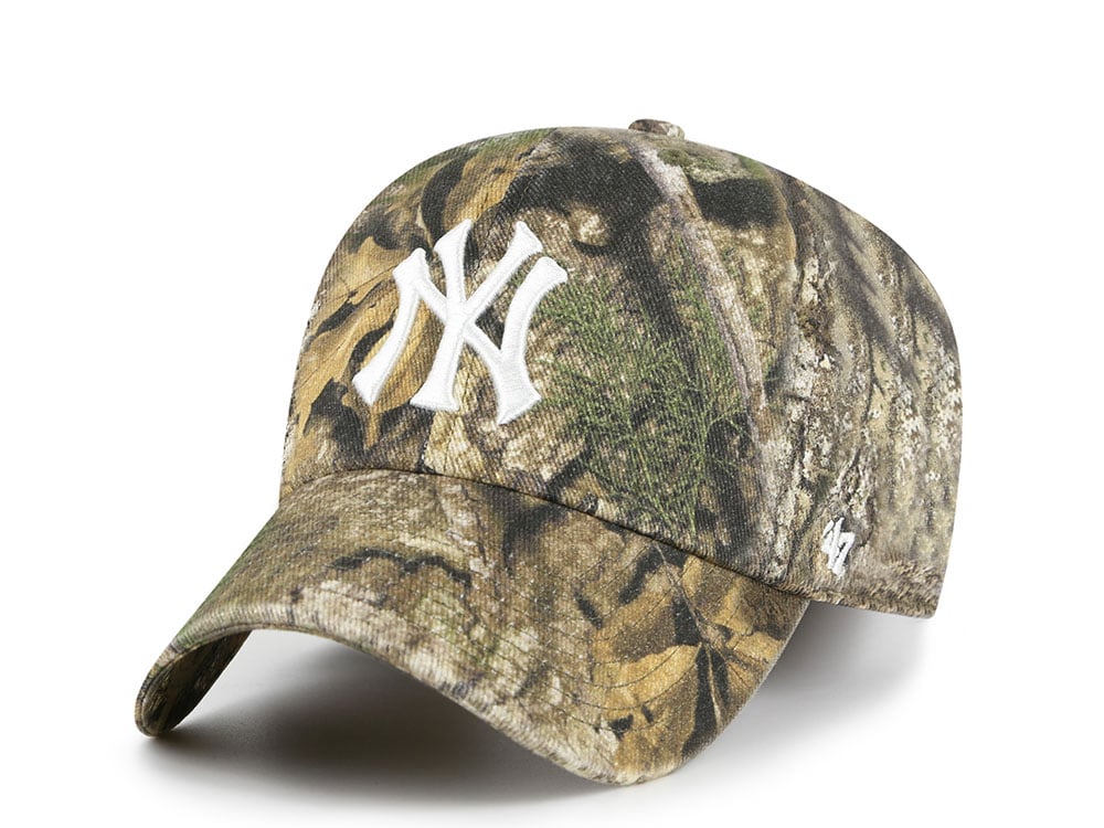 47 Brand New York Yankees Realtree Clean Up Strapback Casquette