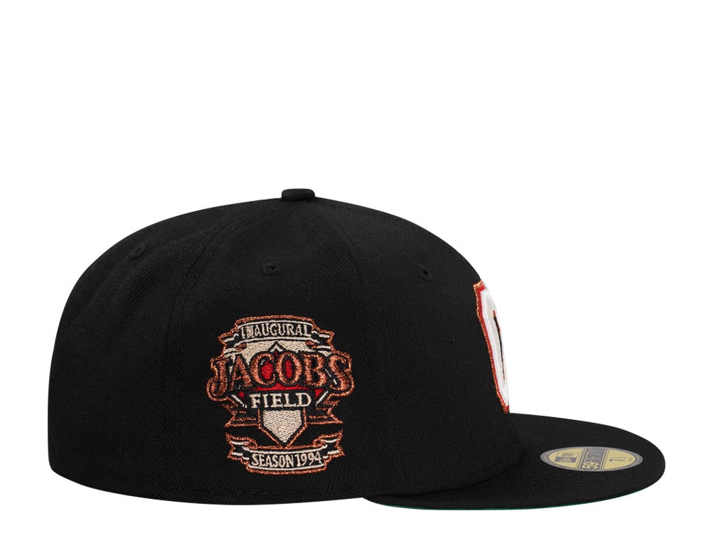 New Era Cleveland Indians Jacobs Field Black Throwback Edition 59Fifty Fitted Casquette