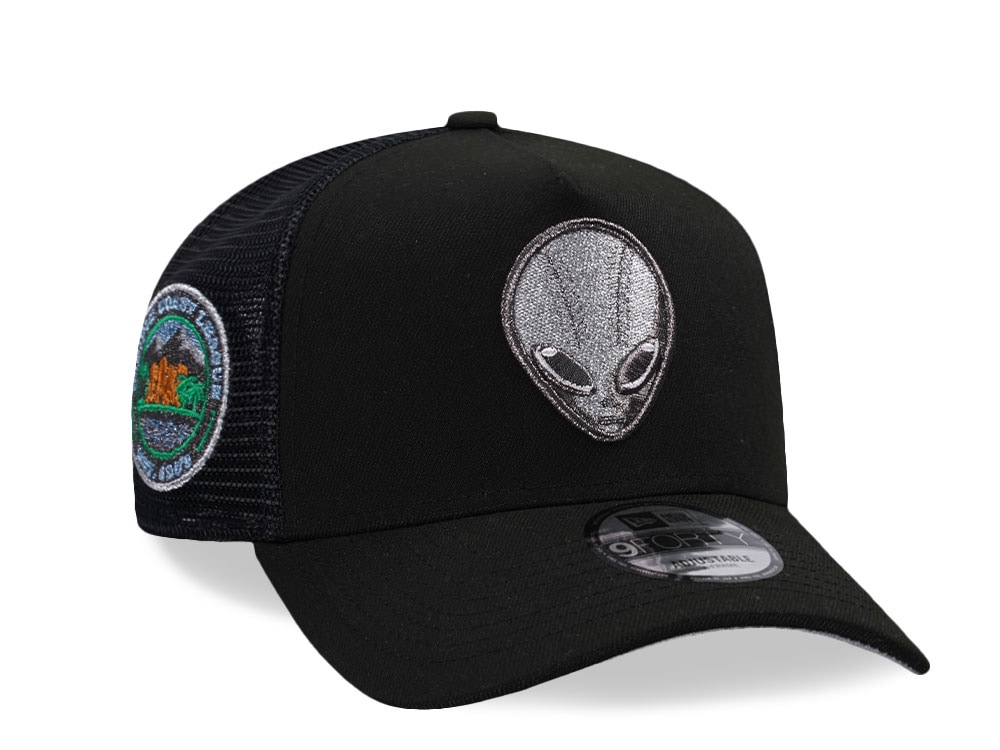 New Era Las Vegas 51s Black Metallic Trucker Edition 9Forty A Frame Snapback Casquette