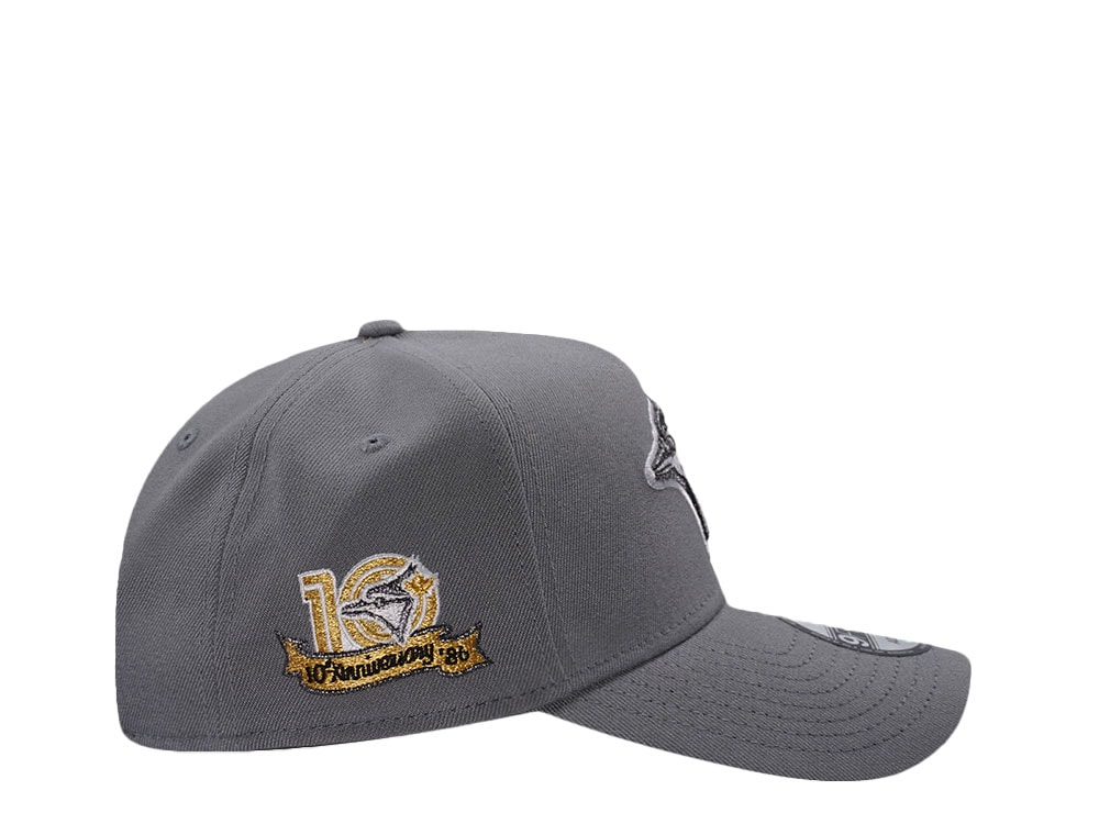 New Era Toronto Blue Jays 10th Anniversary Gray Edition 9Forty A Frame Snapback Casquette
