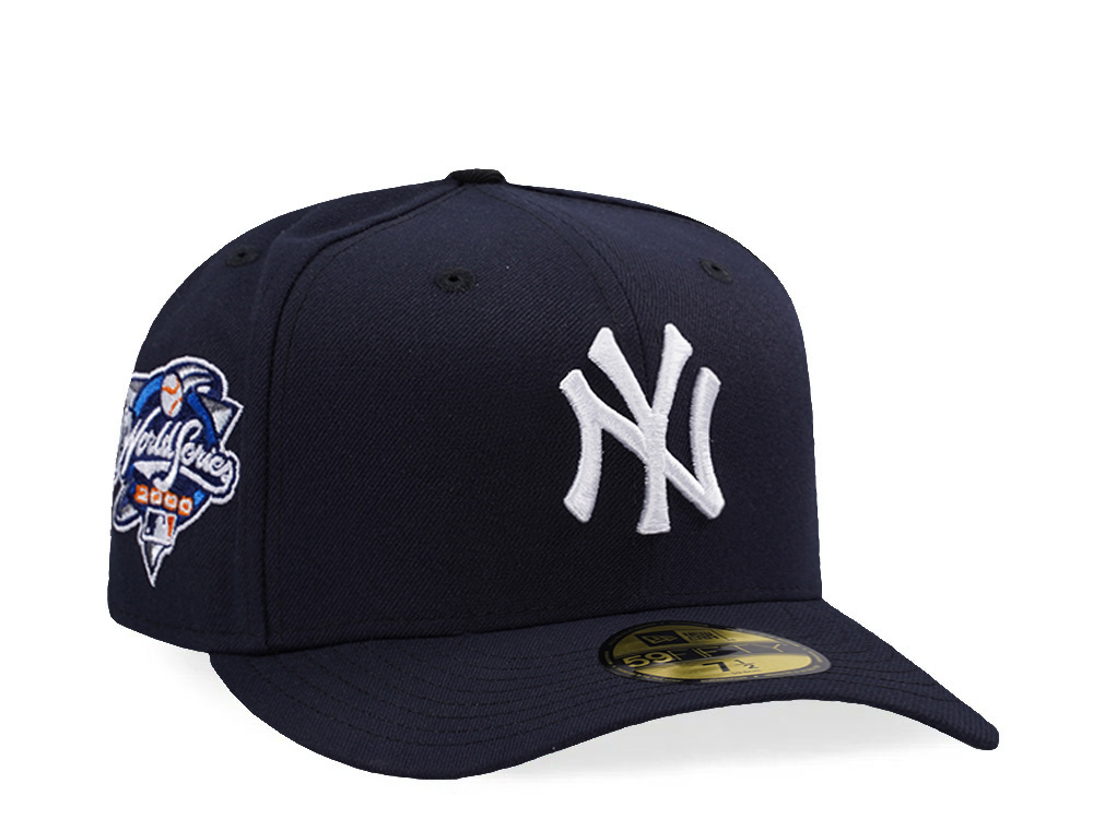 New Era New York Yankees World Series 2000 Navy Prime Edition Pre Curved 59Fifty Fitted Casquette