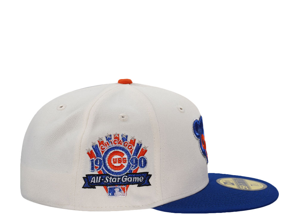 New Era Chicago Cubs All Star Game 1990 Chrome Two Tone Edition 59Fifty Fitted Casquette