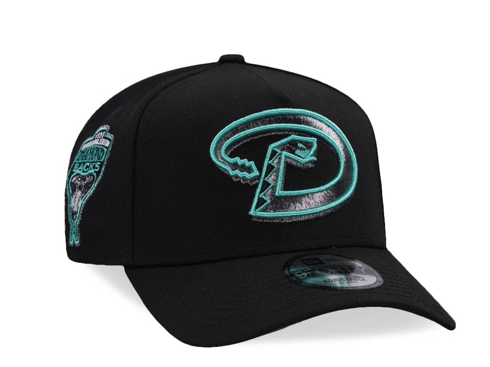 New Era Arizona Diamondbacks Inaugural Season 1998 Mint Black Prime Edition 9Forty A Frame Snapback Casquette