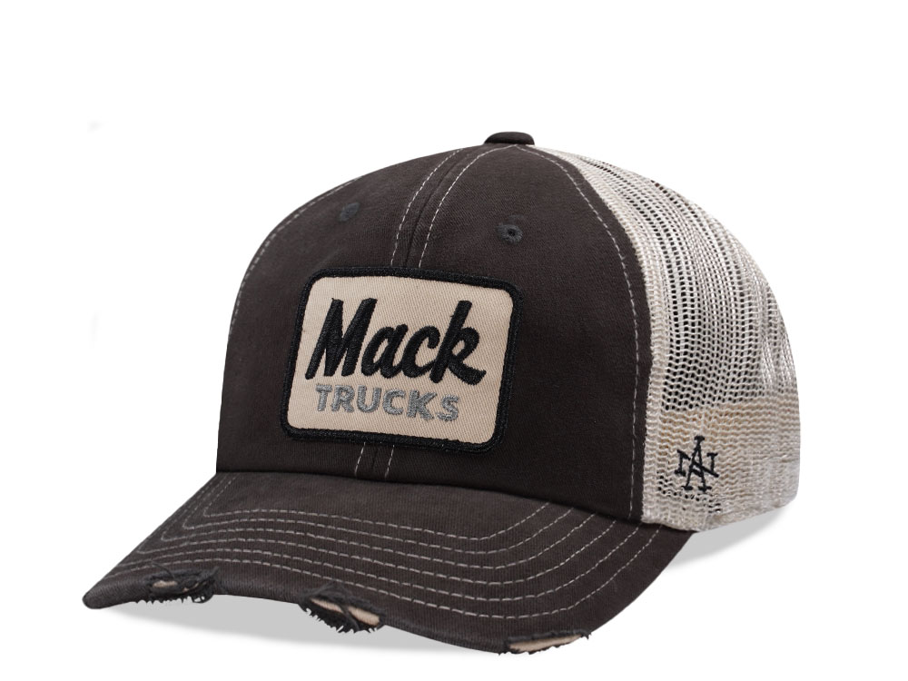 American Needle Mack Trucks Black Orville Edition Trucker Snapback Casquette