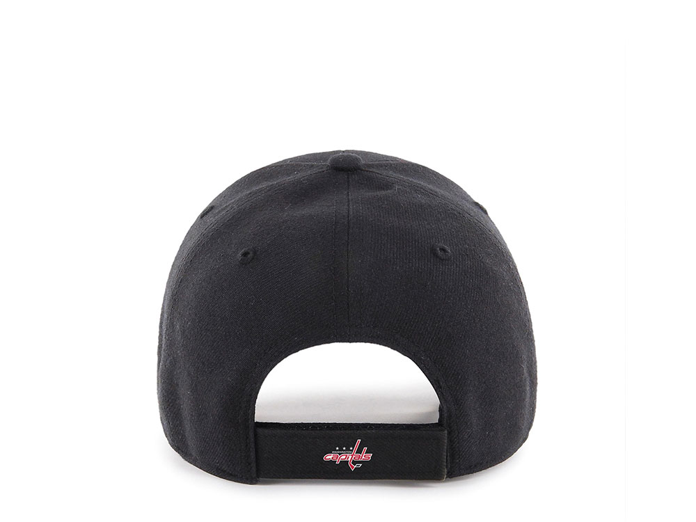 47Brand Washington Capitals Black Classic Strapback Casquette