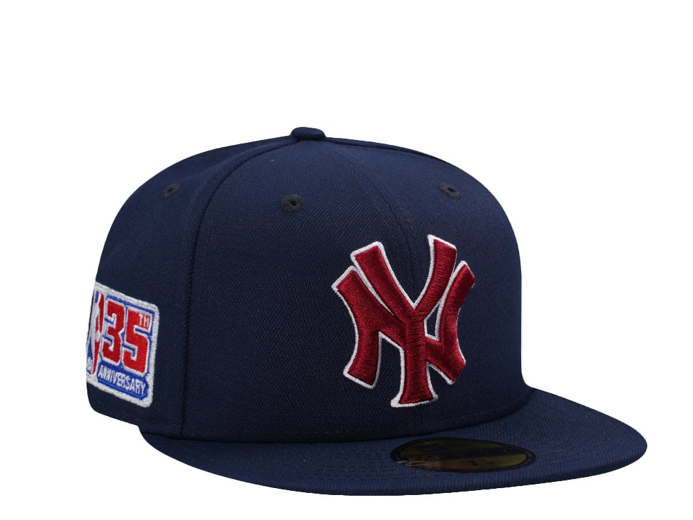 New Era New York Knicks 35th NBA Anniversary Navy Prime Edition 59Fifty Fitted Casquette