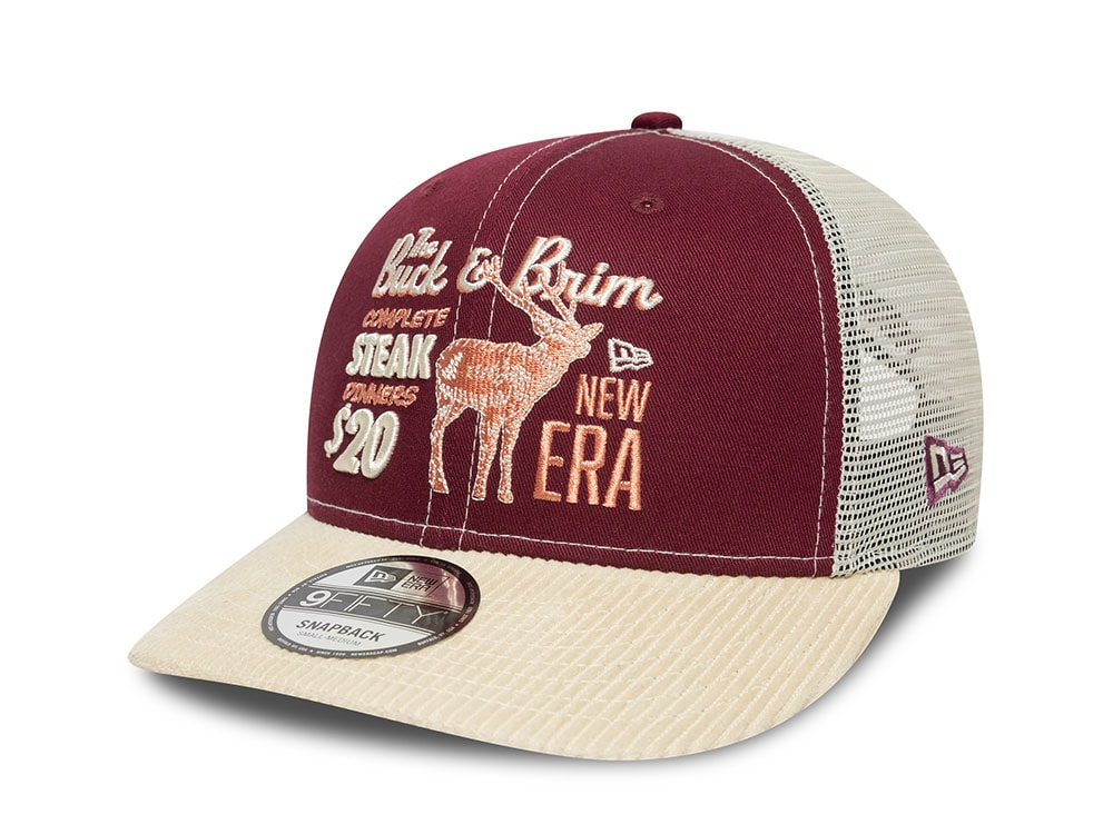 New Era The Buck & The Brim Cord 9Fifty Trucker Snapback Casquette