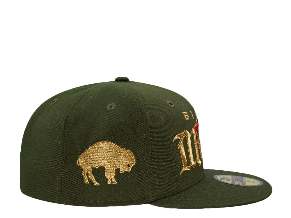 New Era Buffalo Bills Metallic Rifle Green Prime Edition 59Fifty Fitted Casquette