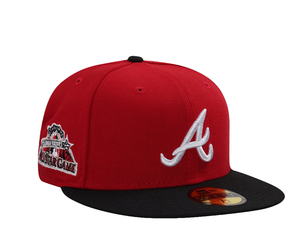 New Era Atlanta Braves All Star Game 1998 Scarlet Two Tone Edition 59Fifty Fitted Casquette