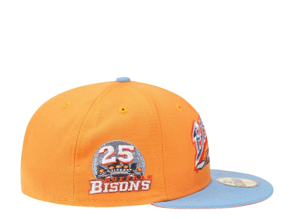 New Era Buffalo Bisons 25th Anniversary Iced Orange Prime Edition 59Fifty Fitted Casquette