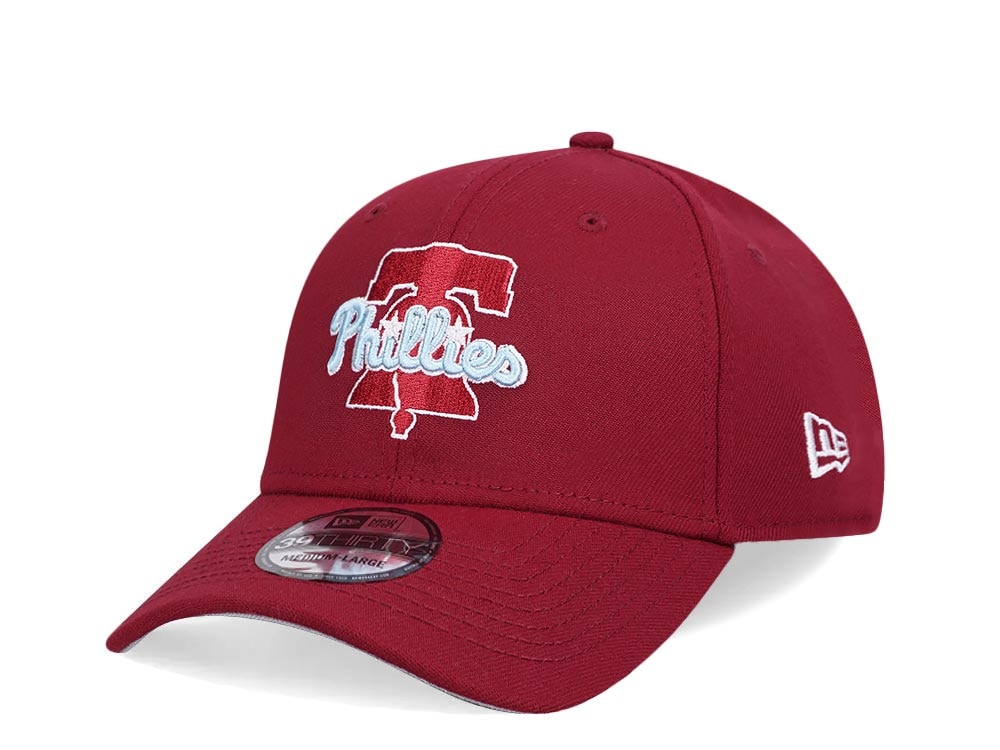 New Era Philadelphia Phillies Maroon Edition 39Thirty Stretch Casquette