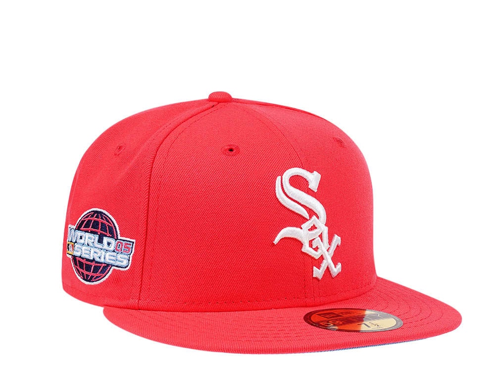 New Era Chicago White Sox World Series 2005 Lava and Glacier Blue Edition 59Fifty Fitted Casquette
